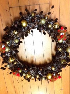 クリスマスリース｜「花倶楽部マーラリッシュ」　（青森県八戸市の花キューピット加盟店 花屋）のブログ