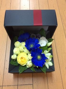 爽やかなBOXアレンジ｜「花倶楽部マーラリッシュ」　（青森県八戸市の花キューピット加盟店 花屋）のブログ